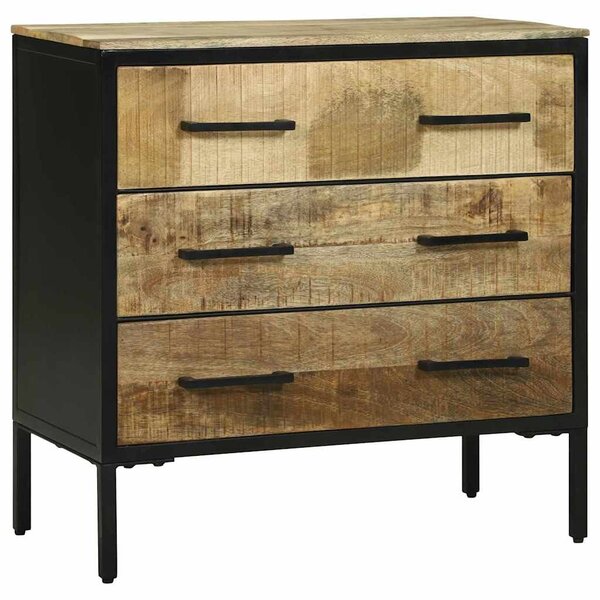 vidaXL Buffet Marron 70 x 35 x 70 cm Bois de manguier massif