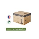 Pack and Move - Lot 20 cartons déménagement automatique - 60 x 50 x 40 cm - Poignées renforcées