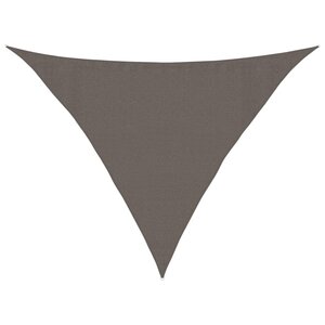 vidaXL Voile d'ombrage 160 g/m² Anthracite 3 5x3 5x4 9 m PEHD