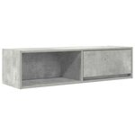 vidaXL Meuble TV gris béton 100x31x25 5 cm bois d'ingénierie