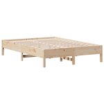 vidaXL Cadre de lit sans matelas 150x200 cm bois de pin massif