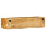 VidaXL Meuble TV mural 80x30x19 cm bois massif d'acacia