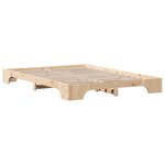 vidaXL Cadre de lit Pin massif 140 x 200 cm Bois massif en pin