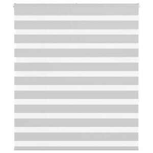 vidaXL Store zèbre gris clair largeur du tissu 125 9 cm polyester