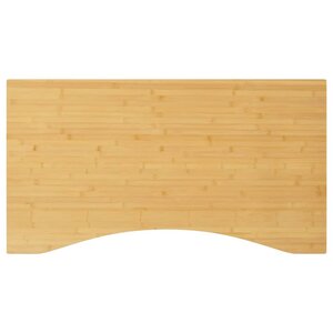 vidaXL Dessus de bureau 100x60x2 5 cm bambou