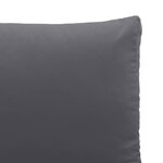 vidaXL Canapé de jardin avec coussin Marron 200.5 x 70 x 85.5 cm Métal