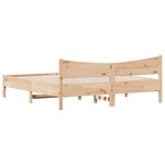 vidaXL Cadre de lit sans matelas 180x200 cm bois massif de pin