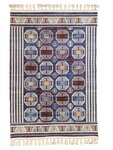 Tapis de salon CHAOUEN 80 x 150 cm - Bleu