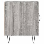 vidaXL Table de chevet sonoma gris 40x40x50 cm bois d'ingénierie