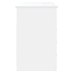 vidaXL Bureau avec tiroirs Blanc 102x50x76 cm Bois d'ingénierie