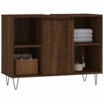 vidaXL Armoire salle de bain chêne marron 80x33x60cm bois d'ingénierie