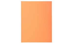 Paquet de 50 chemises 2 rabats SUPER 210g 24x32cm Orange EXACOMPTA