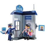 PLAYMOBIL 71733 - Action Heroes Salle d'interrogatoire police  relevé d'empreintes