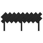 vidaXL Tête de lit Noir 178x3x80 5 cm Bois massif de pin