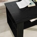 vidaXL Table basse Chêne noir 64 x 54 x 44 cm Bois d'ingénierie