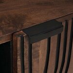 vidaXL Meuble TV Marron 80 x 33 x 46 cm bois de manguier massif