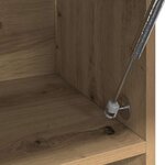 vidaXL Garde-robe chêne artisanal 100x32 5x35 cm bois d'ingénierie