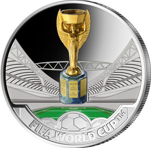 Monnaie FIFA WORLD CUP TROPHY FIFA World Cup Champions Metal 50 Cents Solomon Islands 2026 (PRÉCOMMANDE)