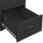 vidaXL Classeur Anthracite 46x62x133 cm Acier