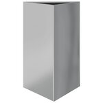 vidaXL Jardinières 2 Pièces triangulaire 50x43x75 cm acier galvanisé