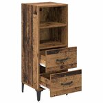 vidaXL Buffet Bois ancien 34 x 34 5 x 90 cm Bois d'ingénierie