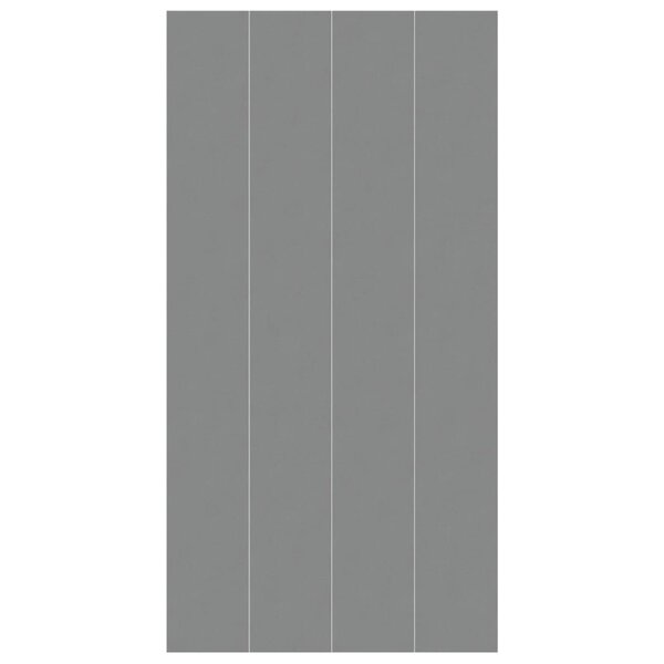 vidaXL Bâche de piscine gris clair 820x420 cm géotextile polyester