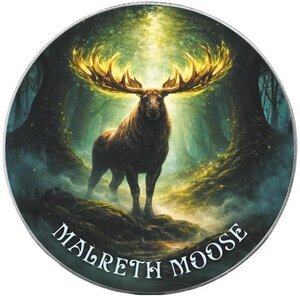 Pièce de monnaie en Argent 1 Dollar g 31.1 (1 oz) Millésime 2026 Forest Totems IV MALRETH MOOSE