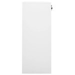 vidaXL Armoire de bureau Blanc 90x40x102 cm Acier