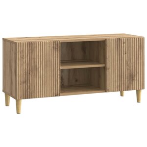 vidaXL Meuble TV Chêne artisanal 102 x 34 5 x 50 cm Bois d'ingénierie