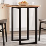 vidaXL Dessus de table rond Ø70x2 cm bois massif d'acacia
