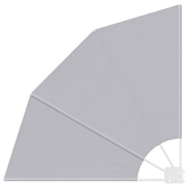 vidaXL Écran de confidentialité pour balcon Gris 115 x 115 cm tissu