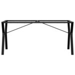 vidaXL Pieds de table à manger cadre en Y 160x80x73 cm acier