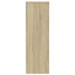 vidaXL Support pour plantes chêne sonoma 33x33x100cm bois d'ingénierie