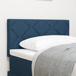 Tête de lit vidaXL Design Blocs Diamants Bleu 80 cm Tissu