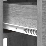 vidaXL Table à dîner 115 x 70 x 75 cm Bois d'ingénierie Sonoma gris