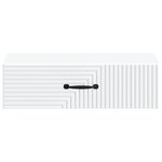 vidaXL Table d'appoint murale Blanc 59 x 34 5 x 17 cm
