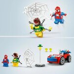 LEGO Marvel - Voiture de Spider-Man et Docteur Octopus - Set 10789 pour Enfants