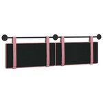 vidaXL Tête de lit suspendue Rose Velours
