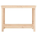 vidaXL Banc de travail 110x50x80 cm Bois de pin massif
