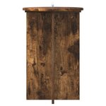 vidaXL Support de Plante 2 pièces Chêne fumé Ø40 x 60 cm