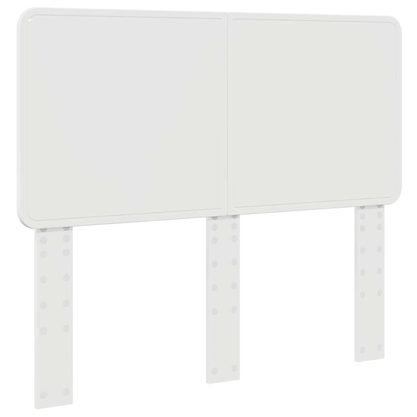 vidaXL Tête de lit Blanc Brillant 135 cm Bois d'ingénierie