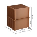 Kit Déménagement Vaisselle - 2 Cartons 114L Renforcés + Séparateurs - 75 Verres et 24 Assiettes - Protection Anti-Casse Déménagement