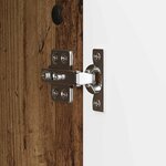 vidaXL Meuble TV 102 x 34 5 x 50 cm Bois ancien Bois d'ingénierie