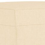 vidaXL Banc Crème 100x35x41 cm Tissu