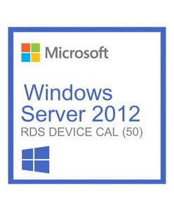 Microsoft Windows Server 2012 Remote Desktop Services (RDS) 50 device connections CAL - Clé licence à télécharger