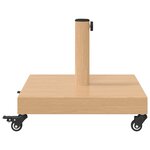 vidaXL Socles de parasol d'extérieur Bois clair 45 x 45 x 32 cm