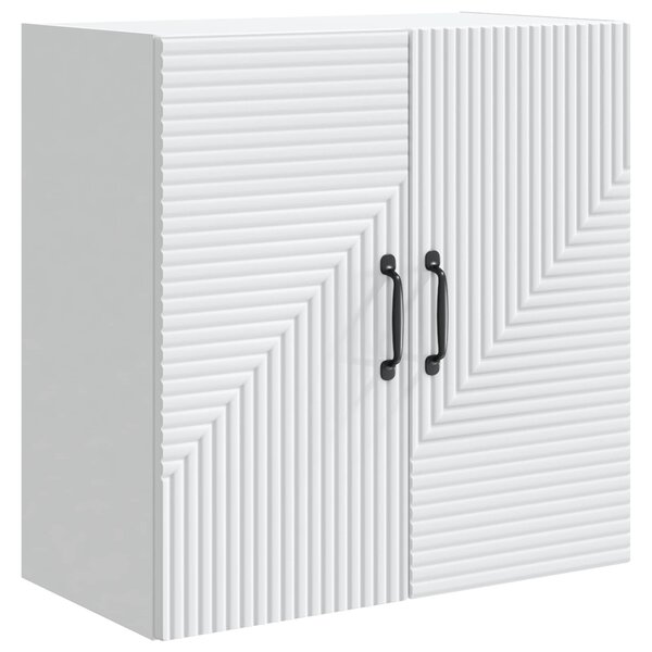 vidaXL Armoire Murale Blanc 59 x 31 x 60 cm Bois d'ingénierie