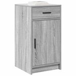 vidaXL Buffet Sonoma gris 40 x 40.5 x 75 cm Bois d'ingénierie