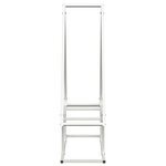 vidaXL Portant de bois chauffage blanc 80x25x90 cm