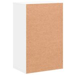 vidaXL Armoire de rangement blanc 56 5x39x90 cm bois d'ingénierie